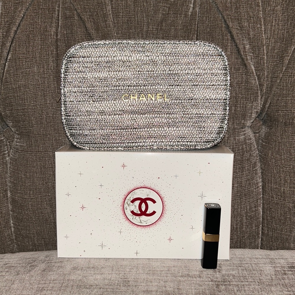 Chanel Makeup Case & Lip Balm Set